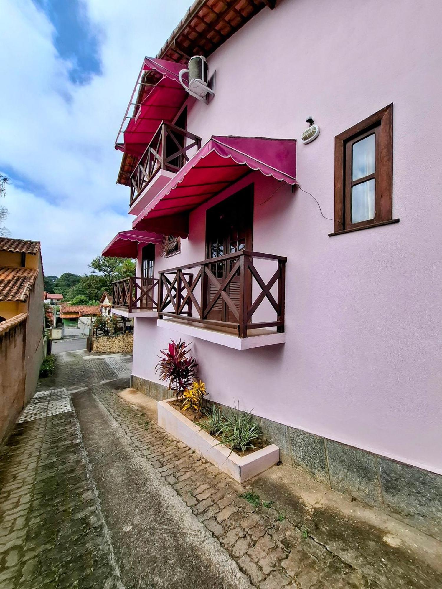 Casa Rosada Seu Refugio Na Serra Hotel Miguel Pereira Exterior foto