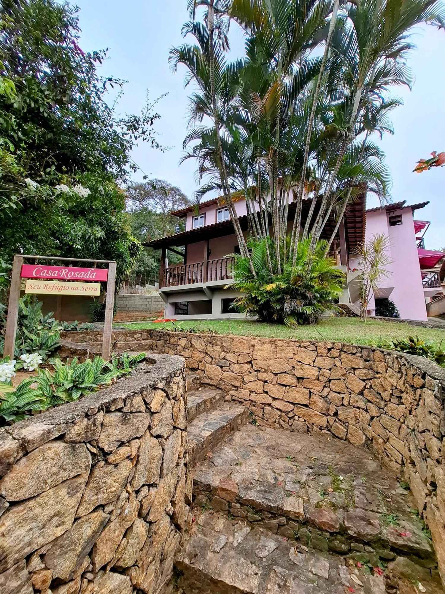 Casa Rosada Seu Refugio Na Serra Hotel Miguel Pereira Exterior foto