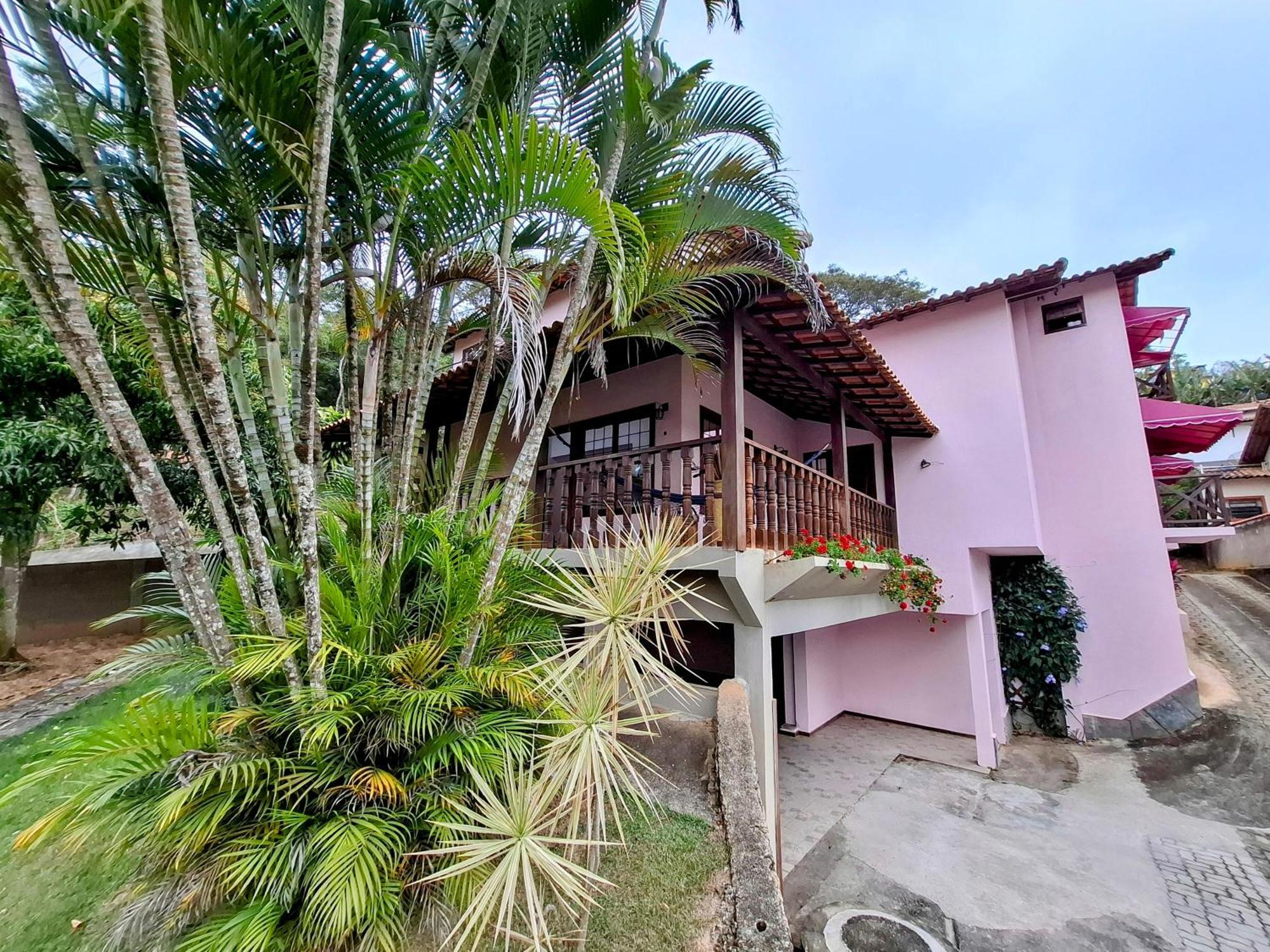 Casa Rosada Seu Refugio Na Serra Miguel Pereira Exterior foto